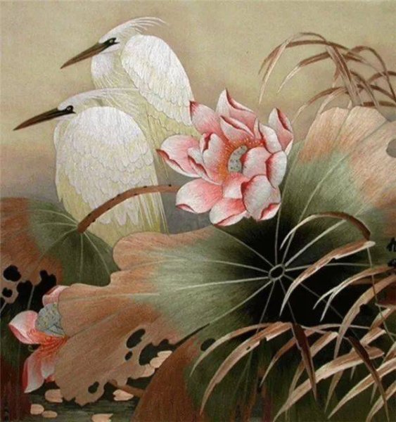 Китайская живопись гунби картины