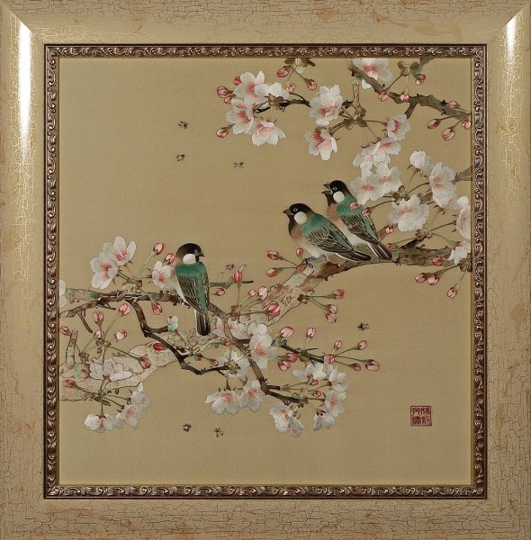 Сучжоуская китайская вышивка