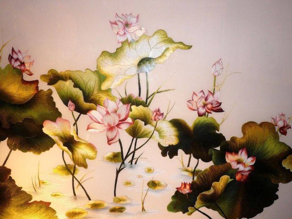 Живопись по шелку Вьетнам