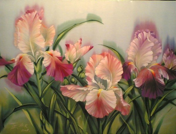 Елена Тенер роспись на шелке