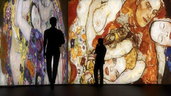 Густав климт поцелуй