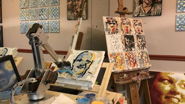 Роботы в искусстве художники