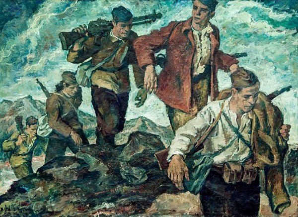 Итальянские Партизаны в картинах