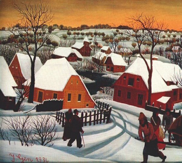 Иван Генералич художник картины