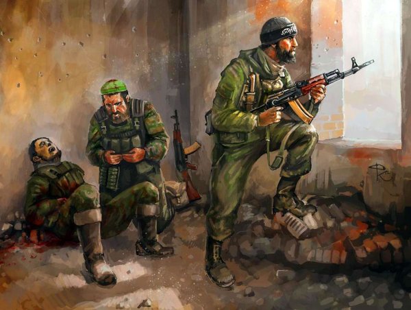 Гелаевский спецназ Борз