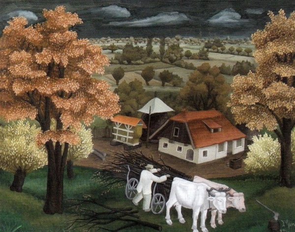 Наивная живопись Иван Генералич