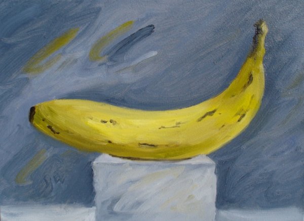 Банан живопись