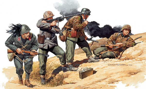 Итальянские солдаты второй мировой