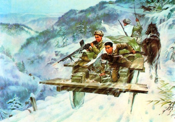 Батальная живопись КНДР