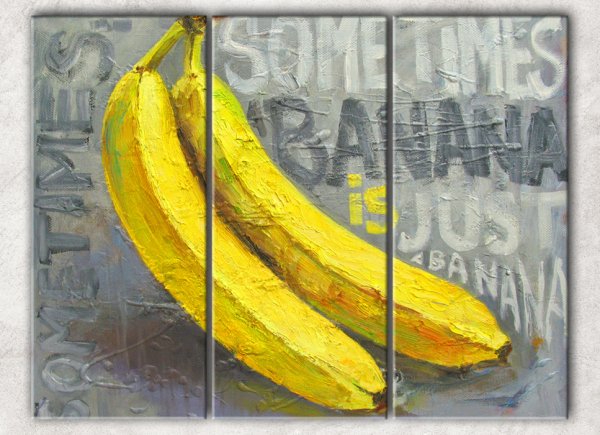 Банан живопись