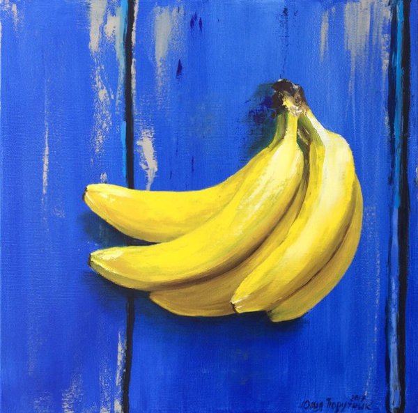 Банан живопись