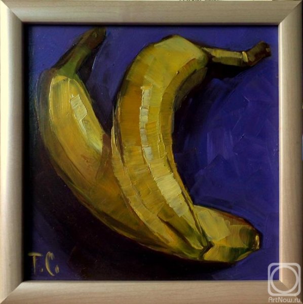 Картина бананы живопись