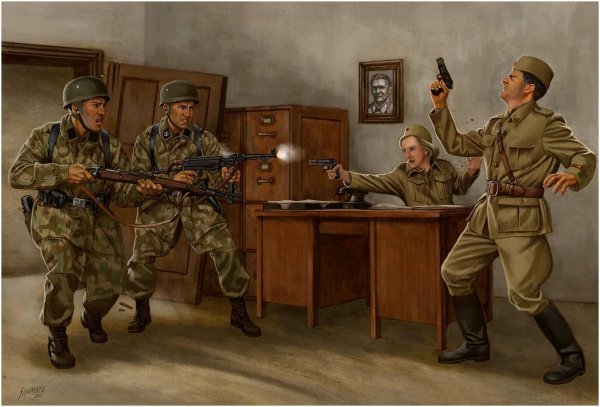 Аниме вторая мировая Полевая жандармерия