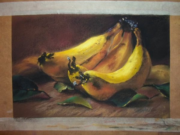 Банан живопись маслом