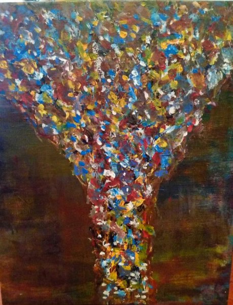 Флуоресцентное полотно Глобус