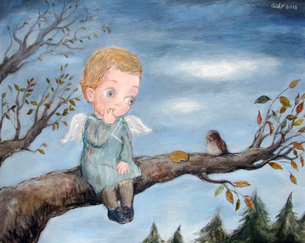 Нино Чакветадзе картины ангелы