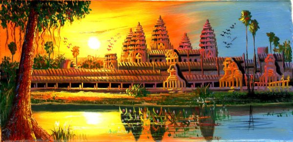Картины Ангкор ват