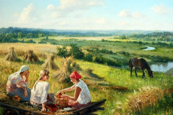 Художник Владимир Жданов сенокос