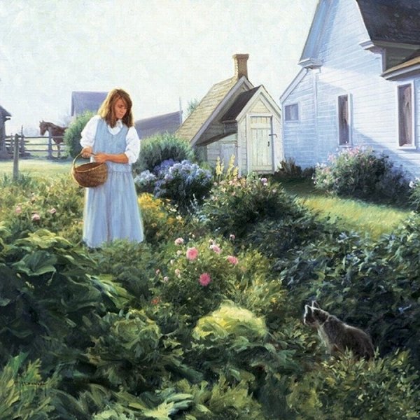 Роберт Дункан «лето в деревне» картина