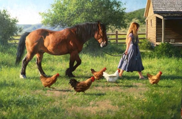 Роберт Дункан деревенская жизнь коровы