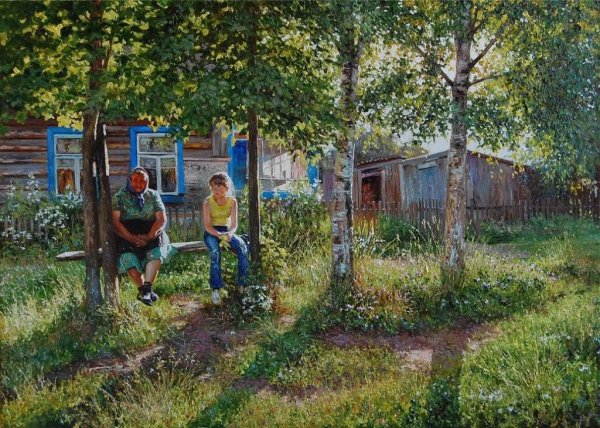 Художник Татьяна черных картины деревня