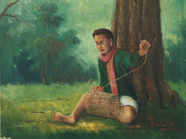 Камбоджа в картинах художников