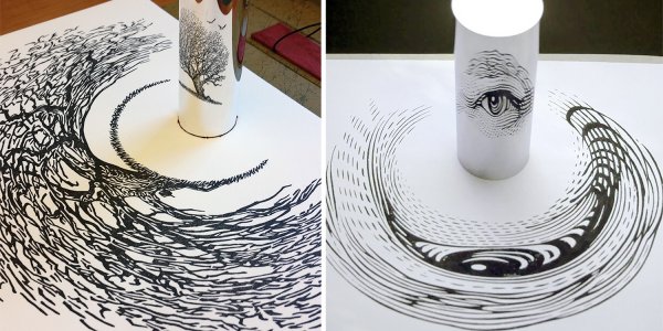 Анаморфоз Леонардо да Винчи