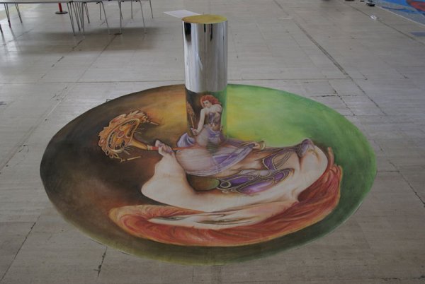 Анаморфозис Леонардо Давинчи