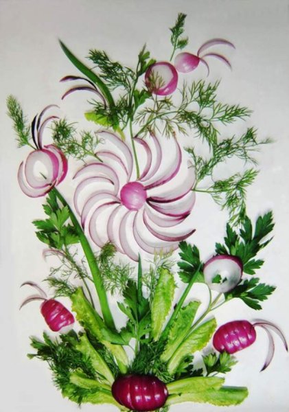 Луковая живопись Тамары Бондарь