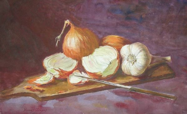 Тыква акварель Андрияка