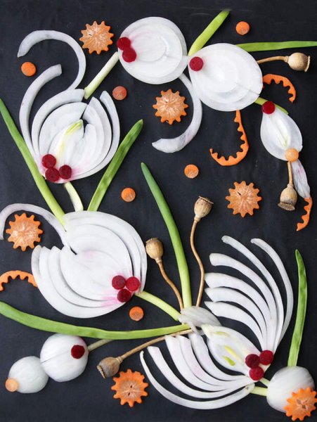 Карвинг из лука репчатого