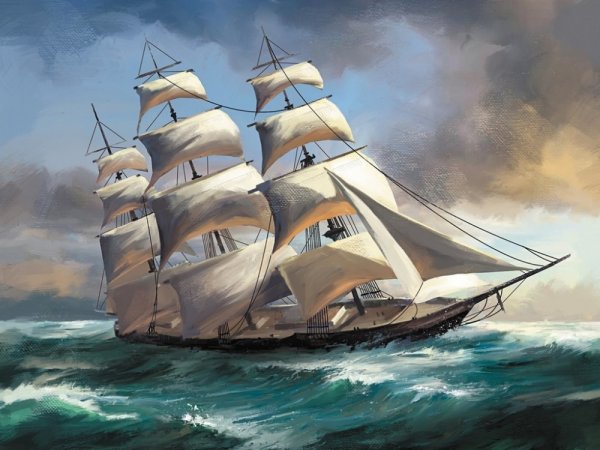 Корабль картина