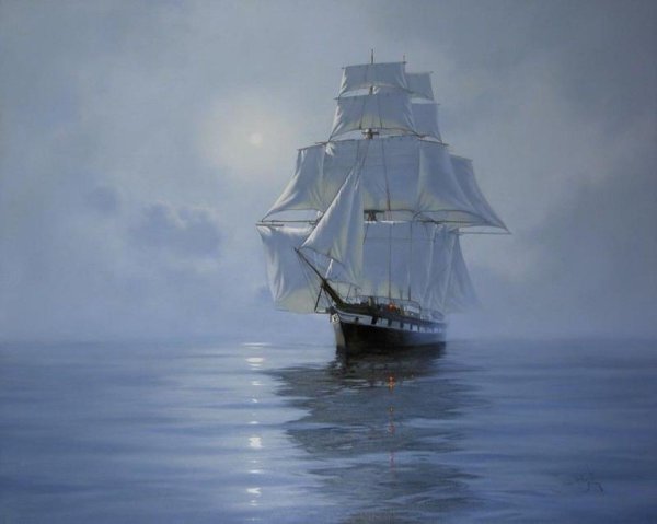 Парусник картина