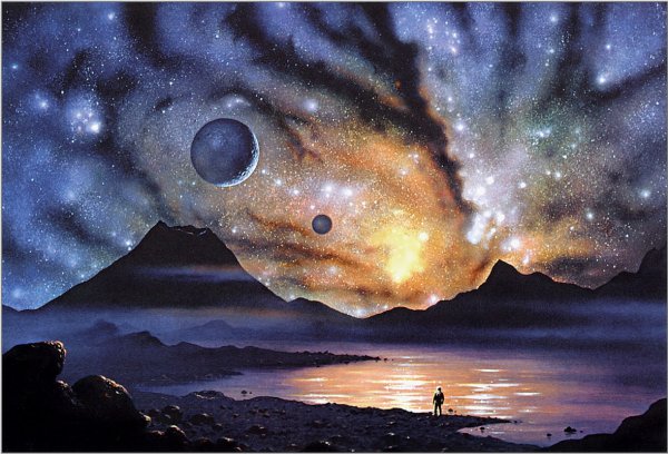 Космическая живопись Дэвида Харди