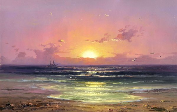 Закат маслом