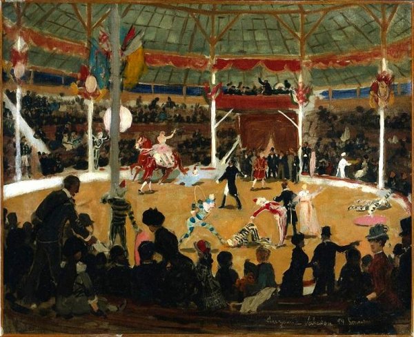 С. Валадон «цирк». 1889