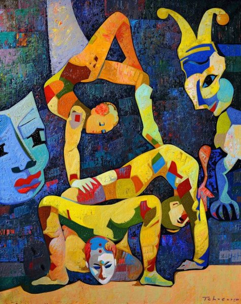 Декоративная композиция цирк