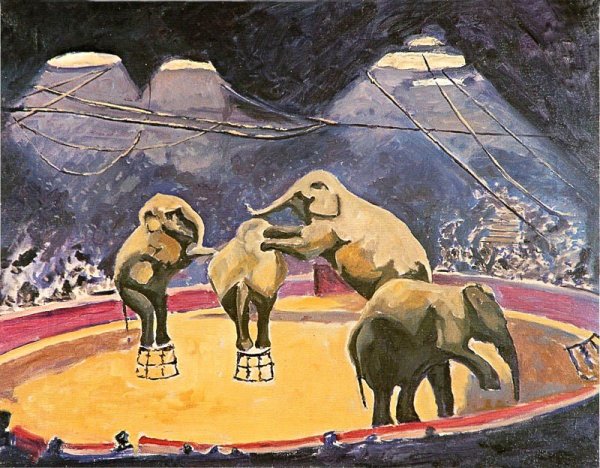 Цирк в живописи художников