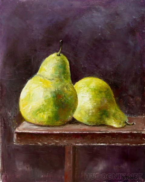 Натюрморт с грушами