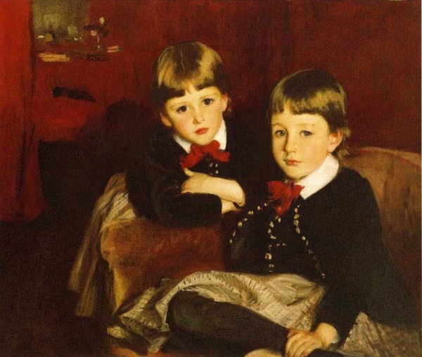 Сарджент the sons of Mrs.Malcolm Forbes 1887-1888