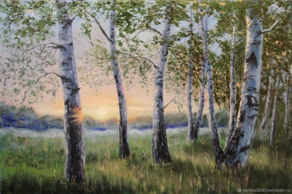 Художник Сергей Аладышев картины березы