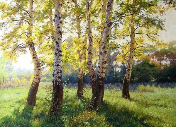 Художник Кириченко Геннадий березы