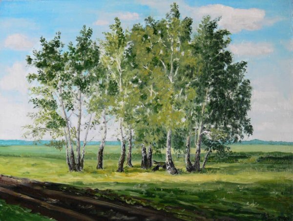 Художник Сергей Аладышев картины березы