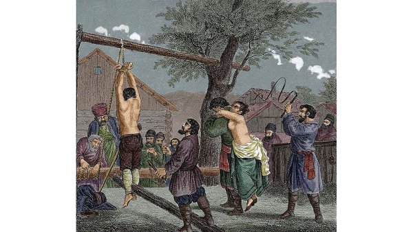 Телесные наказания в средневековье