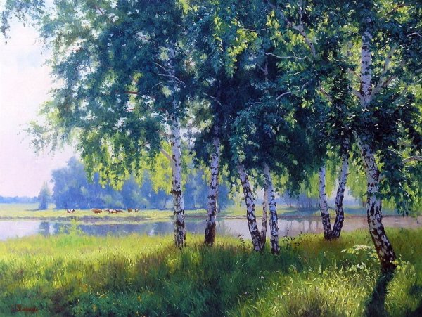 Художник Кириченко Геннадий березы