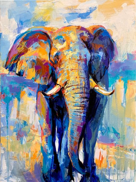 Слоны живопись
