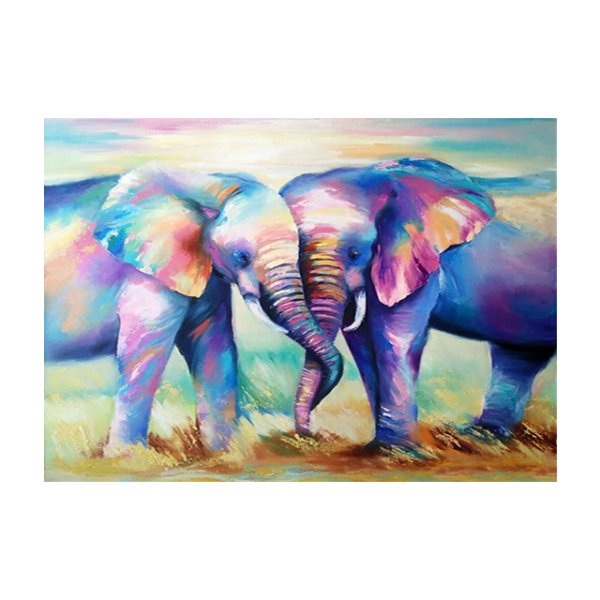 Разноцветные слоны