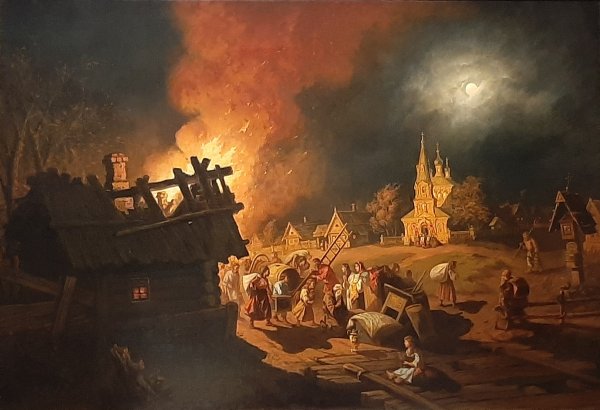 Соломаткин пожар в деревне