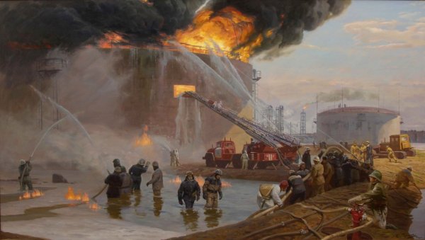 Пожар в живописи