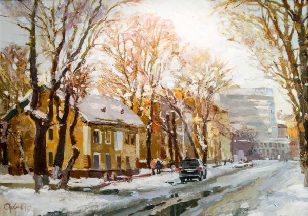 Белуха маслом на холсте